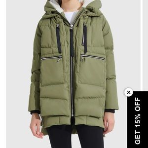 Oronlay winter jacket very warm good for zero degree temps. New paid over $150